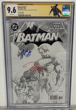 Batman #612 B/W 2nd print CGC SS 9.6 NM+ 2X Signed:  Jim Lee & Jeph Loeb + Label picture