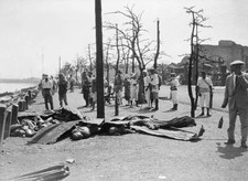 Scene of the aftermath a disaster 1923 Old Historic Photo picture