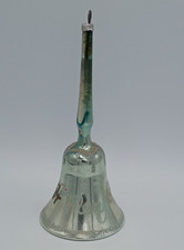 VTG West German Mercury Glass Bell Vintage Christmas Ornament 1964 Mica 5.75