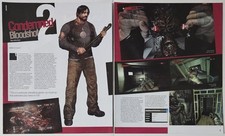 Condemned 2 Bloodshot SEGA Monolith Video Game Magazine Preview Article 2008 picture