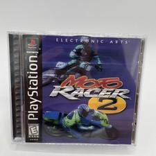 Moto Racer 2 PS1 PlayStation 1 Complete CIB + Registration Card picture