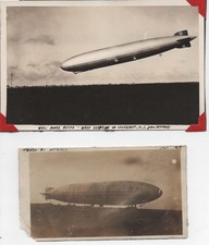 GRAF ZEPPELIN AIRSHIP 2 REAL PHOTOS, 6 POSTCARDS, 2 ASDA CARDS, 1 COVER, & CARD picture