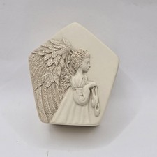 Angelstar 2001 Wishing Box Trinket Box Angel Strength Glitter Ballerina Draem picture