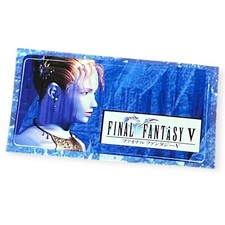 Sony PlayStation 1 PS1 Final Fantasy V 5 Rare Offic Square Memory Card Sticker picture