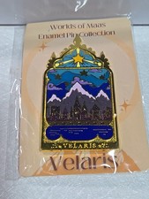 Sarah J Maas Book Pin Fan Gift Worlds of Maas Velaris Enamel Court of Thorns NEW picture