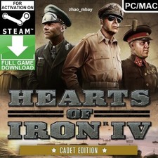 Hearts of Iron IV 4 Cadet Edition PC / MAC Steam Key GLOBAL FAST SENT picture