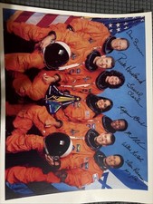 NASA Space Shuttle Columbia STS-107 Signed 8x10 -Final Tragic Mission picture