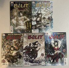 AGE of CONAN BELIT #1 2 3 4 5 1st print set MARVEL COMIC 2019 BARBARIAN savage picture