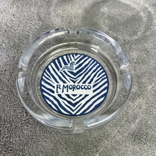 El Morocco NYC Nightclub Zebra Glass Ashtray picture