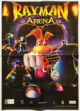 Rayman Arena - PS2 Xbox GameCube - Vintage Original Game Poster Promo Art 2002 picture