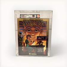 The Dagger of Amon Ra: A Laura Bow Mystery PC Big Box Sealed Graded VGA 85, Rare picture