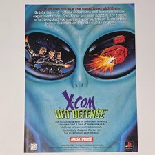 X Com UFO Defense PlayStation PS1 Commandos Print Ad/Poster picture