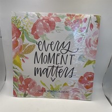 Dollar Tree Every Moment Matters 2024 12 Month Calendar Floral Design picture