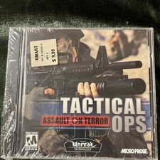 NewTactical Ops Assault on Terror CD ROM PC Game Microprose 2002 Rated M Kmart picture
