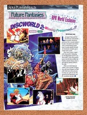 1995 Discworld 2 PS1 Original Advertisement / Retro Wall Art v1 picture