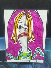 2025 Topps 30 Years of Toy Story KAREN BEVERLY Sketch 1/1 LUCAS Auto KNIFEY Foil picture