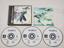 Final Fantasy VII 7 Playstation 1 Game COMPLETE BLACK LABEL PS1 US - Works Great picture