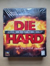 Die Hard Trilogy PC Big Box Retro Video Game Windows 95 - SEALED - Box Damage picture