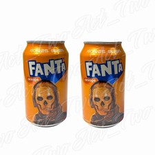 Fanta Xbox 25 (2 Full 12oz Cans) Call of Duty “Ghost” Orange Collectibles NEW picture