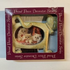 Proud Paws Pet Frame Magnet Funky Gold Cat  3 x 2 Inch 1995 picture
