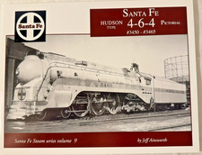 SANTA FE STEAM SERIES VOLUME 9 HUDSON TYPE 4-6-4 PICTORIAL #3450 - #3465 picture