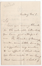 Robert Montagu (1825–1902) Signed Letter / Autographed British Politician picture