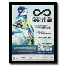 2016 Mark McMorris Infinite Air Framed Print Ad/Poster PS4 Xbox One Snowboarding picture
