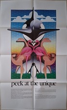 Sea World Poster & Media Press Kit Packet w/ 10 photos, Park Map, 1987 Promo VTG picture