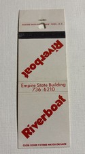 Matchbook Cover, Mark Twain’s Riverboat Restaurant, Empire State Building NYC picture