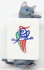 FEXT Hobby Mahjong Cat Magnet  Mini Tapestry 70mm Collectible picture