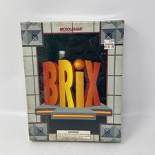 Brix PC MS-DOS Big Box Game NEW SEALED MicroLeague Epic MegaGames Vintage picture