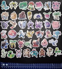 100 Pc Pokemon Stickers Classic Original Decals Charizard 151 Random Assortment picture
