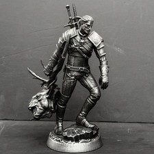 The Witcher 3 Wild Hunt Geralt of Rivia & Trophy Statue E3 2014 Press Kit + Box picture