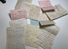 1923-1925 Handwritten Family Letters Treat CT New Haven Antique Ephemera Lot picture