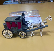 Ashland Tiny Treasures Halloween Skeleton Horse-Drawn Hearse Figurine  picture