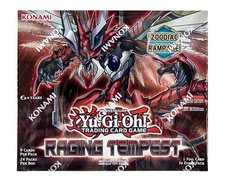 Konami Yu-Gi-Oh Raging Tempest Booster Box picture