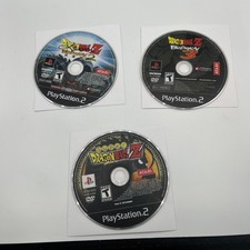 Lot Of 3  Dragon Ball Z Games Disc Only Ps2 Tested And Working picture