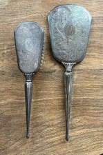 Vintage Birks Sterling Silver Hand Mirror Reinforced Canada Vanity Mirror picture