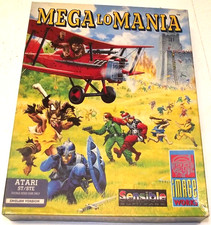 MegaLoMania (Atari ST) COMPLETE IN BOX, Sensible Software Mega-Lo-Mania picture