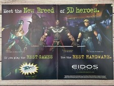 3Dfx Voodoo Eidos Graphics Card Thief Daikatana PC Promo Ad Art Print Poster picture