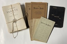 New Hampshire ANTIQUE EPHEMERA Constitution Convention & Senate Docs 1876 - 1912 picture