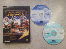 WINDOWS PC CD-ROM 2 DISC MASTER OF OLYMPUS ZUES GOLD & EXPANSION - NM DISCS picture