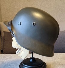 WWII German M40 Original Helmet, Restored Steel Shell, Size 64 , WW2 picture