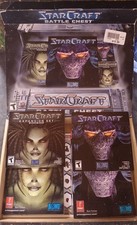 StarCraft Battle Chest PC Big Box Blizzard - MISSING Brood War Disc READ DESC picture