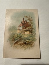 Vintage Victorian Trade Calendar Early Advertising Bifold Newburyport Mass 1890 picture