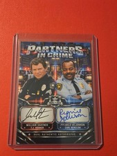 William Shatner & Reginald VelJohnson Dual Autograph Card PRIMETIME CERT. 227596 picture