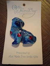 Bug the Pug Whimsiclay Dog Pin, NEW picture