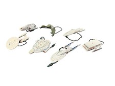 Vtg Hallmark Keepsake Star Trek Magic Christmas Ornaments Lot of 7 picture