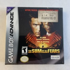 The Sum of All Fears Nintendo Gameboy Advance GBA Game Cart New Sealed picture