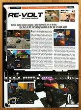 1999 Re-Volt Sega Dreamcast PREVIEW Print Ad/Poster RC Car Racing Game Promo Art picture